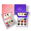 Paleta de sombras de ojos multicolor OEM con espejo